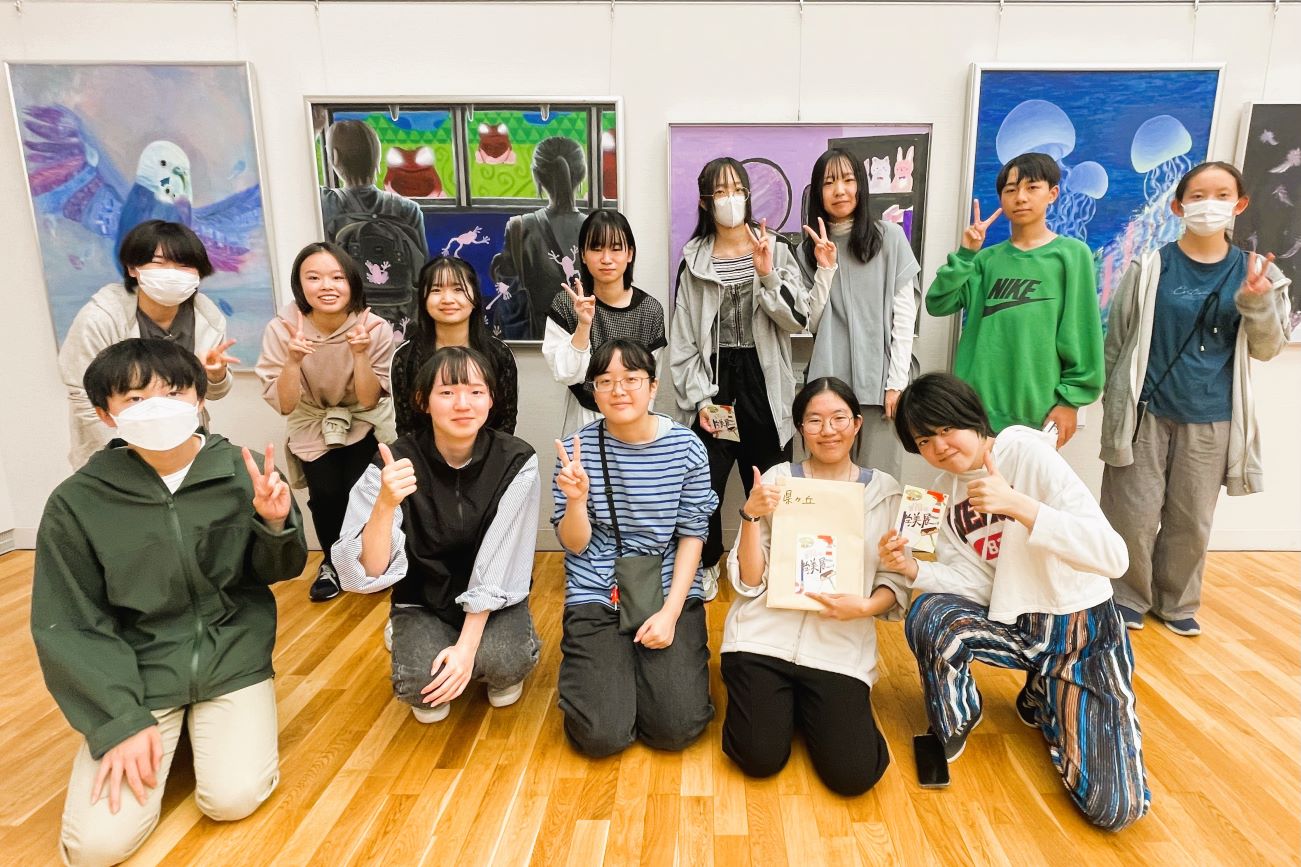 美術未経験高校生の本気 白虹会】松本学生美術展に出品 3点が県展へ - 長野県松本県ケ丘高等学校